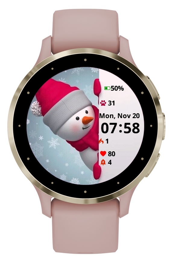 Little snowman winter