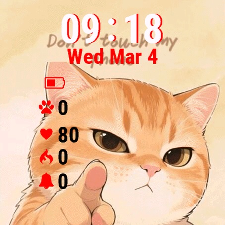Cat Finger Its Nose
