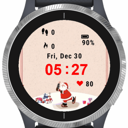 Santa on skates