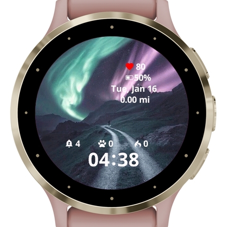 Aurora Borealis Mountain
