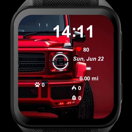 Red Jeep