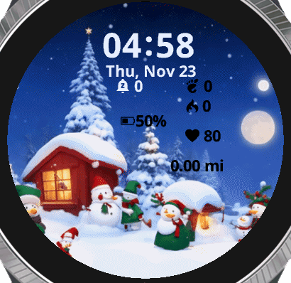 Snowy night