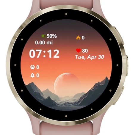 Futuristic moon background