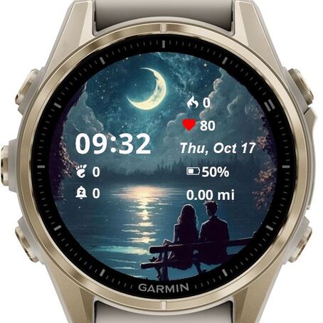 Moonlit Moment by the Lake