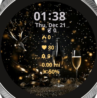 Elegant Silver Reindeer