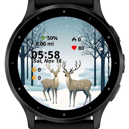 Christmas Two Reindeer