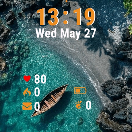 Aerial View People Beach