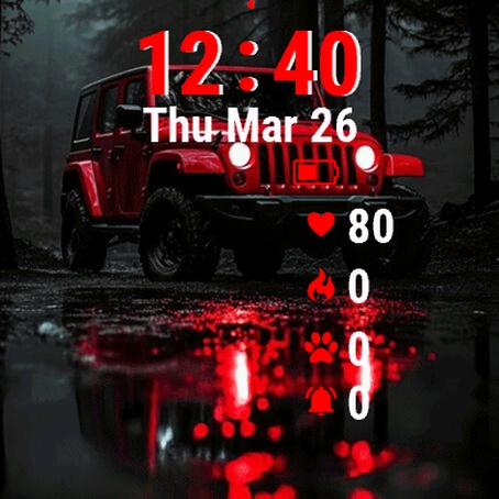 Red Jeep