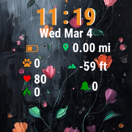 Painting Flowers Black