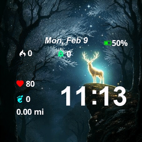 Deer Standing Middle Forest