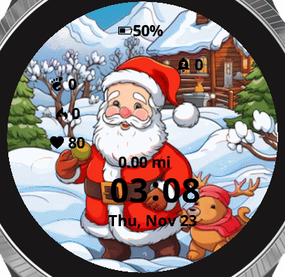 Santa and his friend