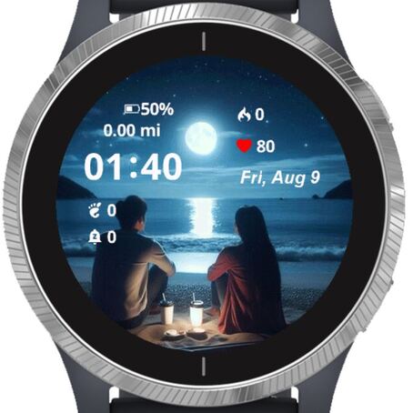 Couple by the beach