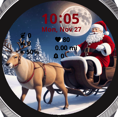 Santa and Rudolph