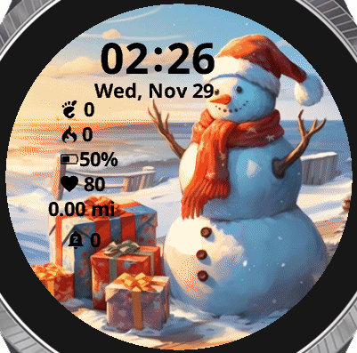 Snowman Smiling face