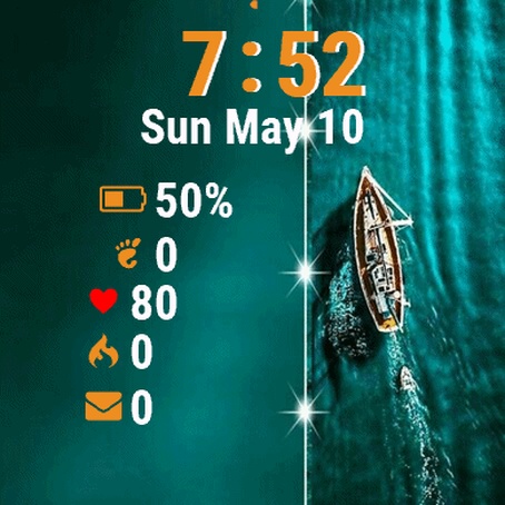 Boat Floating Ocean Stars