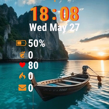 Boat Floating Ocean Sunset