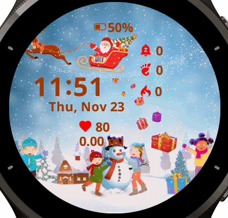 Santa fly over us