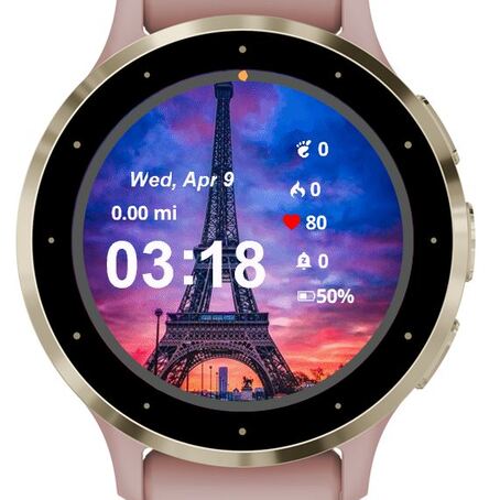 Sunset at the Eiffel
