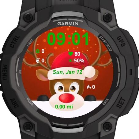 Cute Winter Reindeer