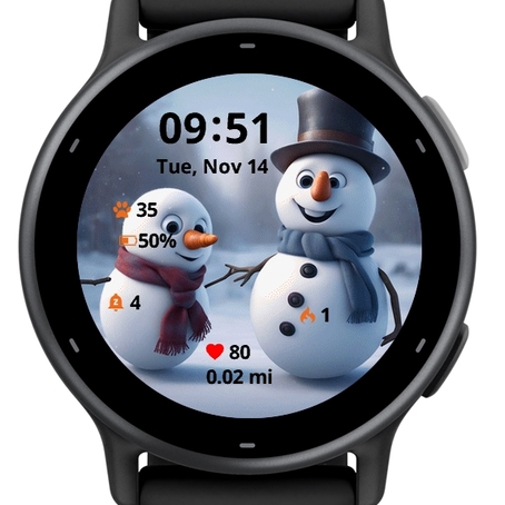 Two snowmen