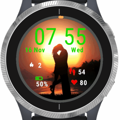 Couple Sunset Landscape