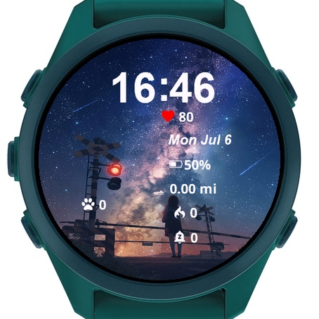 Person Looking Stars Night Sky