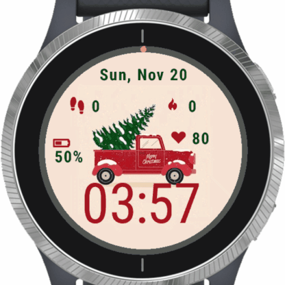 Merry Christmas Car With Tree