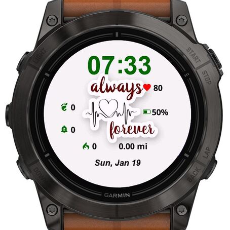 Always Forever with Heart Valentine