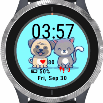 Cute Cat and Dog