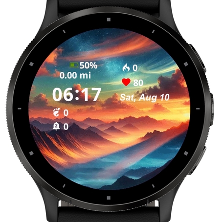 Background featuring a stunning mountain