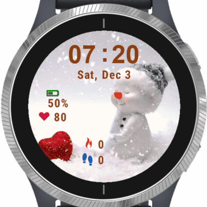 Cute And Happy Snowman