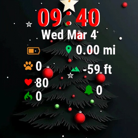 Christmas Tree Red Balls