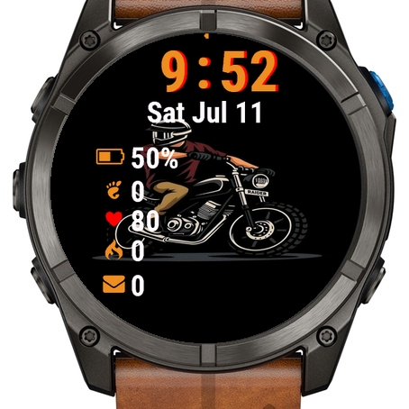 Man Riding Motorcycle Helmet