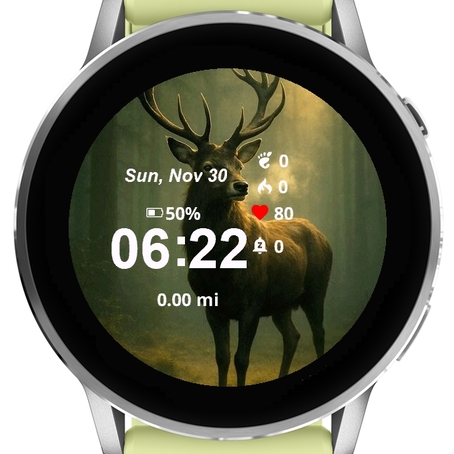 Deer Standing Middle Forest