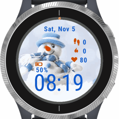 Snowman Blue