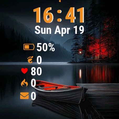 Boat Is Docked Dock At Night