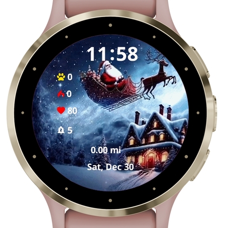 Winter Santa Coming