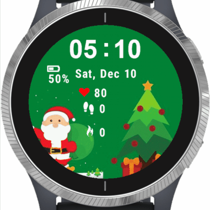 Santa Claus With Gift