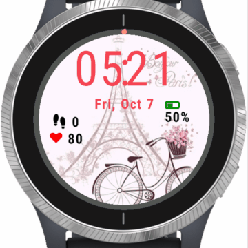 Eiffel Tower on Bike