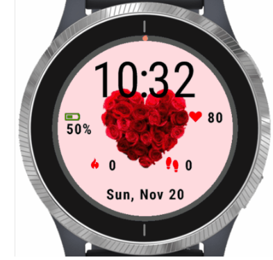 Heart Read Roses
