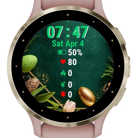 Green Easter Background