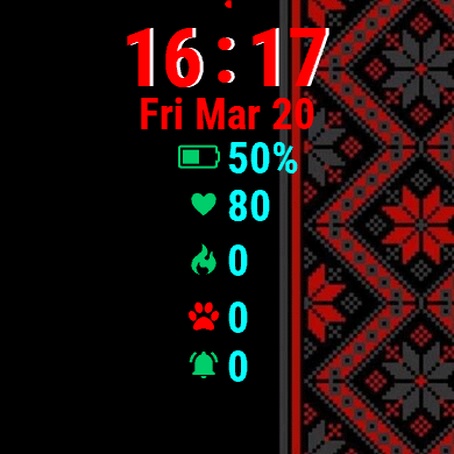 Red Black Pattern