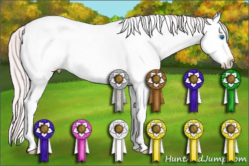 Horse Color: White Spotted Perlino Dun Splash Frame 