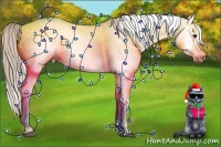 Horse Color:Gray White Spotted Chestnut  Brindle