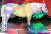 Horse Color:Cremello Dun Tobiano 