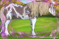 Horse Color:Red Roan Splash 