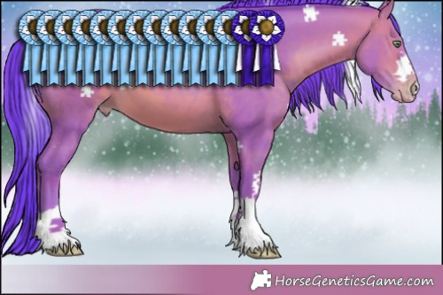 Horse Color:Watercolor Sable Champagne 