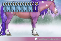 Horse Color:Watercolor Sable Champagne 