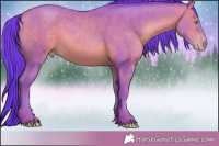 Horse Color:Watercolor Sable Champagne 