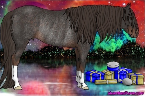 Horse Color: Liver Chestnut Rabicano 